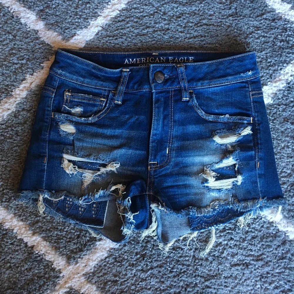 American Eagle Super Stretch Hi-Rise Shortie
